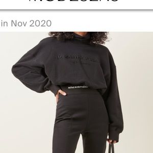 Alexander Wang cropped sweatshirt